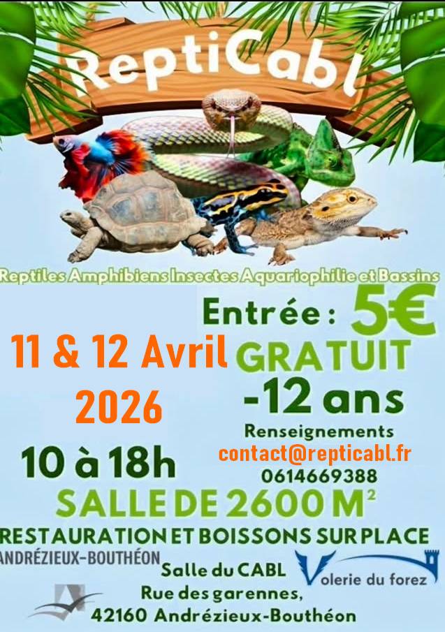 Salon Reptiles Andrezieux
